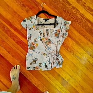 Forever 21 wrap around blouse